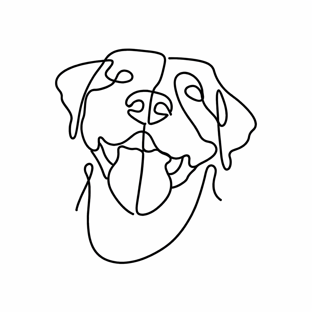 🐾 Silueta artística de Mascota