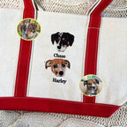 🐾 Tote Bag with hyper-realistic embroidery 🧵