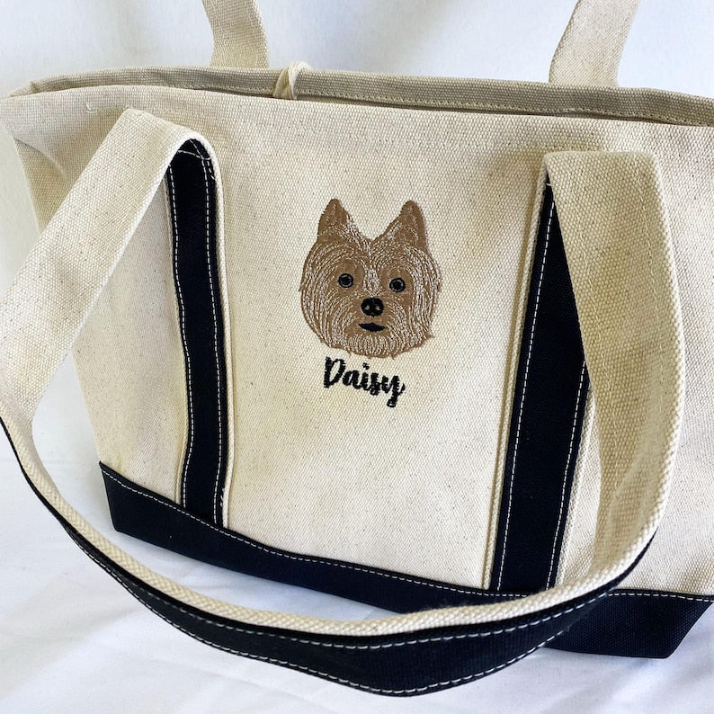 🐾 Tote Bag with hyper-realistic embroidery 🧵
