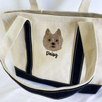 🐾 Tote Bag with hyper-realistic embroidery 🧵