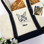🐾 Tote Bag with hyper-realistic embroidery 🧵