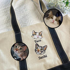 🐾 Tote Bag with hyper-realistic embroidery 🧵