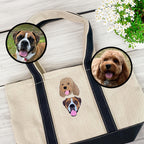 🐾 Tote Bag with hyper-realistic embroidery 🧵
